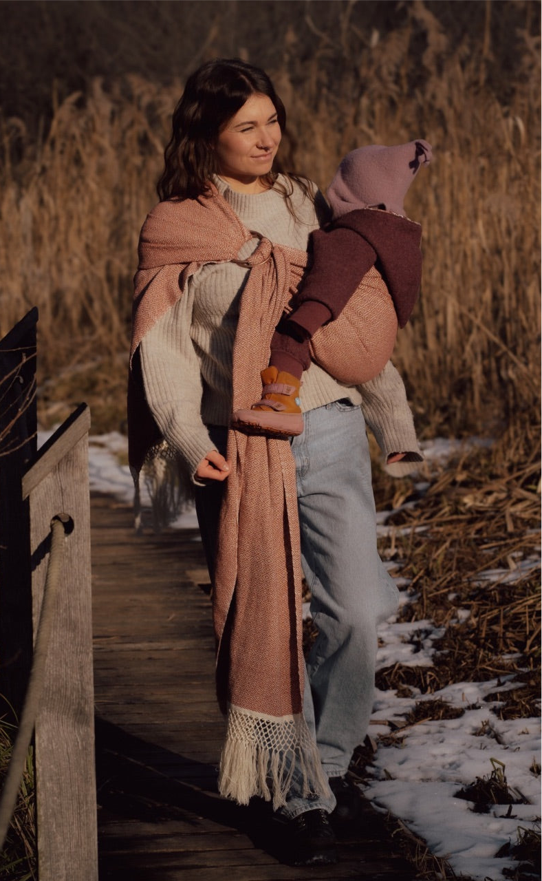 Rebozo "Cocol Cobre"