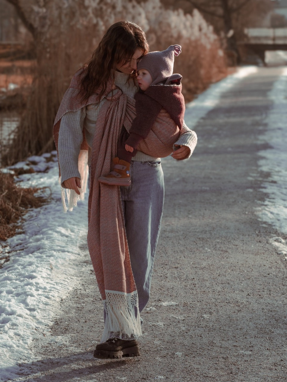 Rebozo "Cocol Cobre"