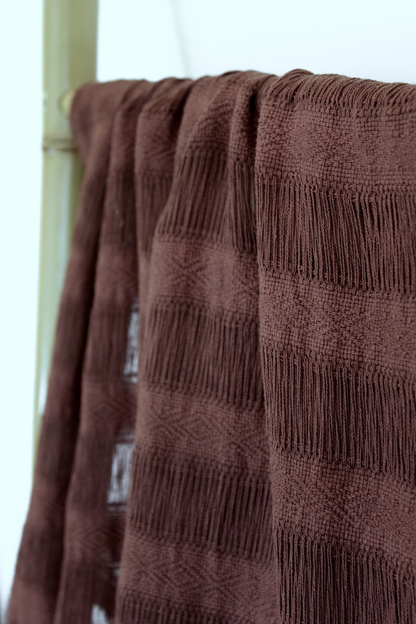 Rebozo deshilachado beige