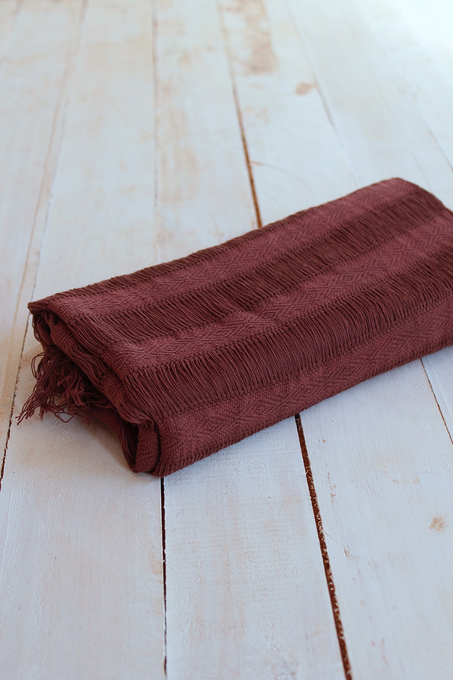 Frayed Rebozo Cacao